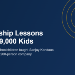 Leadership lessons graphic: what training 49,000 schoolchildren taught about running a 200-person company