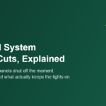 On-grid system power cut diagram: why solar panels shut off when the grid fails