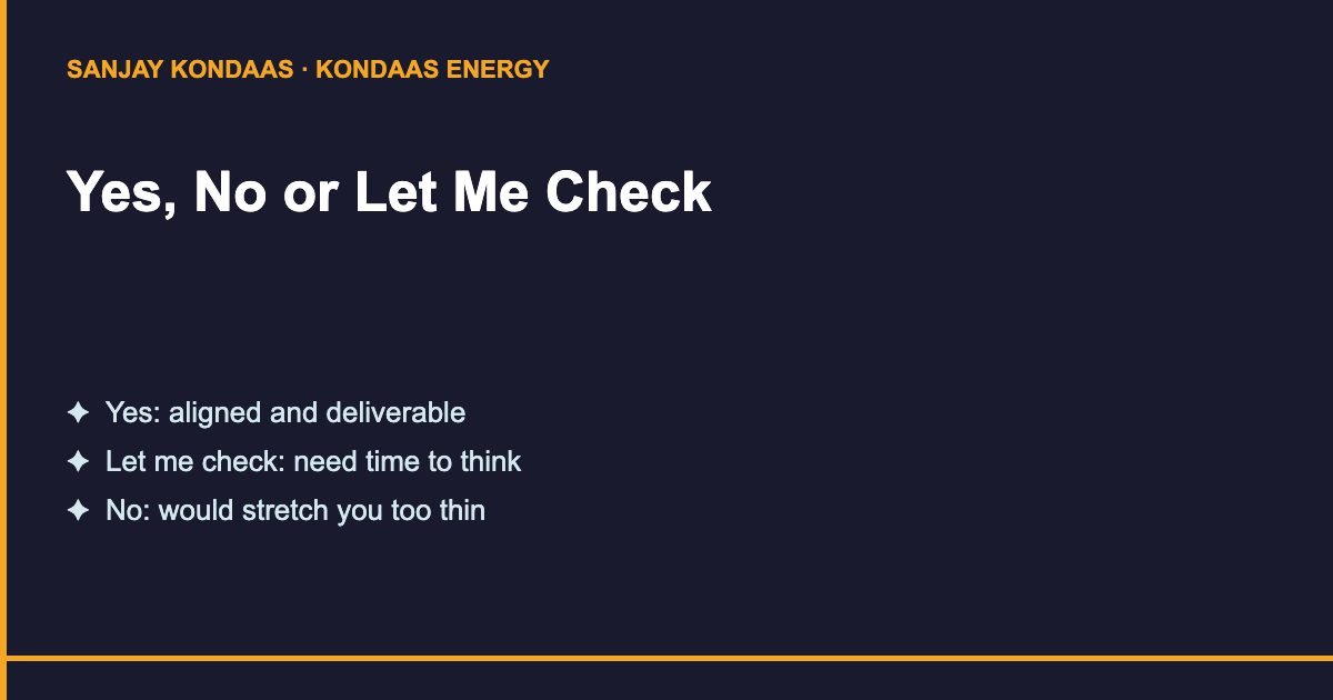Saying yes and no wisely in focused conversations